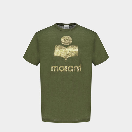 Zewel T-shirt - Isabel Marant - Linen - Khaki