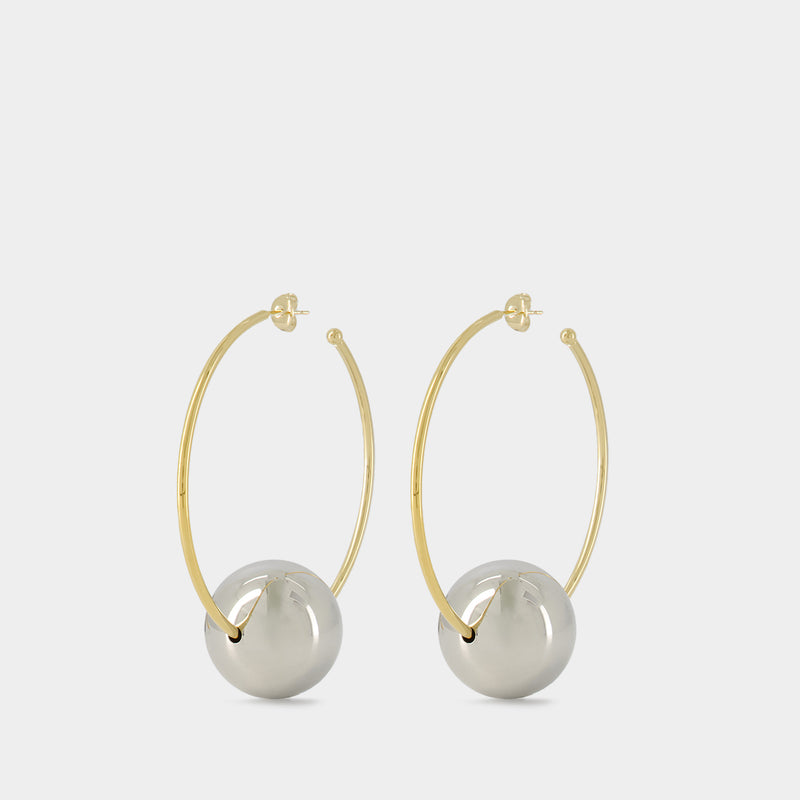 Hoops Ga Earrings - Isabel Marant - Metal - Gold