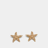 Sea Star Earrings - SELF PORTRAIT - Metal - Gold