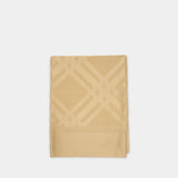 Tonal Scarf - Burberry - Silk - Beige