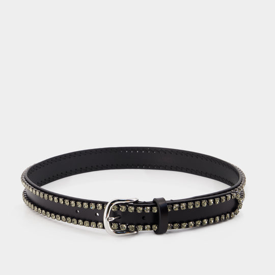 Zap Belt - Isabel Marant - Leather - Black