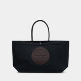 Ella Twist Shopper Bag - Tory Burch - Synthetic - Black
