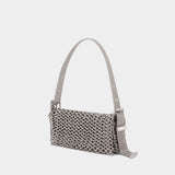 Ricco Mini Flap Shoulder Bag - Alexander Wang - Metal - Silver