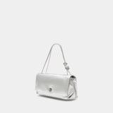 The Large Dual Shoulder Tote - Marc Jacobs - Leather - Silver