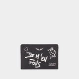 Zv Pass Arty Tag Card Holder - Zadig & Voltaire - Leather - Black