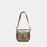 Small B Clip Messenger Shoulder Bag - Burberry - Synthetic - Multi