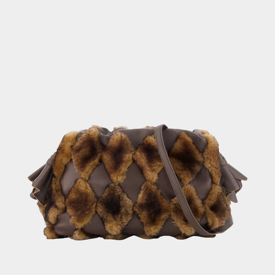 Cloud 91 Medium Clutch - Zimmermann - Leather - Brown