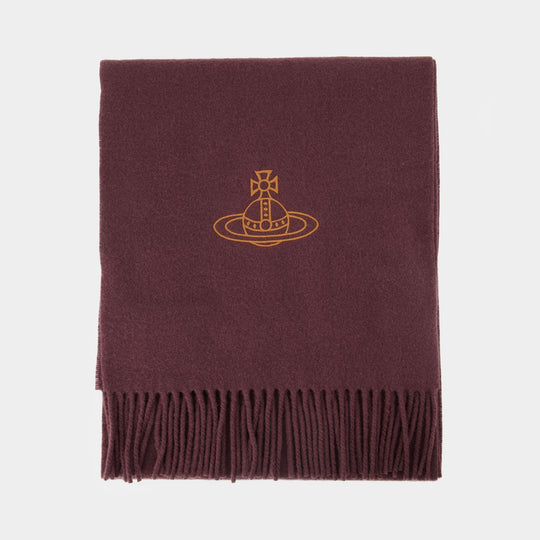 30x236 Scarf - Vivienne Westwood - Wool - Burgundy