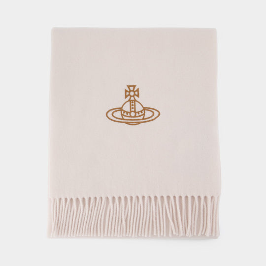 30x236 Scarf - Vivienne Westwood - Wool - White