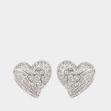 Evangeline Earrings - Vivienne Westwood - Metal - Silver