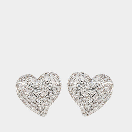 Evangeline Earrings - Vivienne Westwood - Metal - Silver