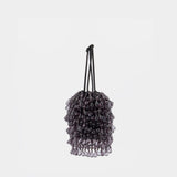 Zia Wristlet Handbag - Cult Gaia - Plastic - Black