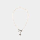 Ruby Pearl Necklace - Vivienne Westwood - Metal - Silver