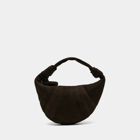 Mini Fortune Croissant Handbag - Lemaire - Leather - Dark Brown