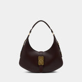 Kat Small Shopper Bag - Ganni - Leather - Brown