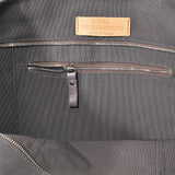 Canvas and Sequin Tote Bag L + Zipped in Charcoal Cotton