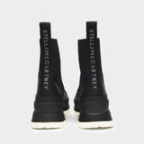 Trace Eco Ankle Boots in Black Polyurethane