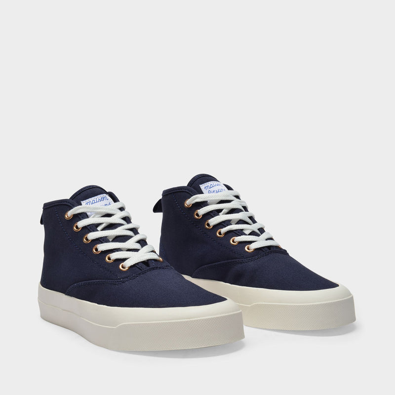 Maison Kitsune High Top 女士高帮帆布运动鞋正品