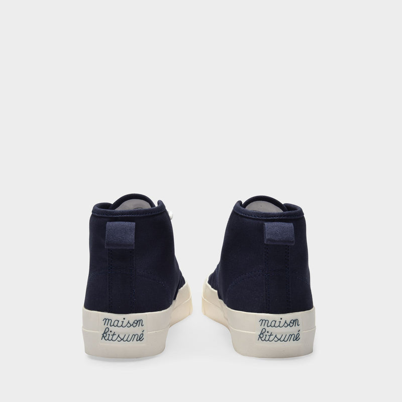 Maison Kitsune High Top 女士高帮帆布运动鞋正品