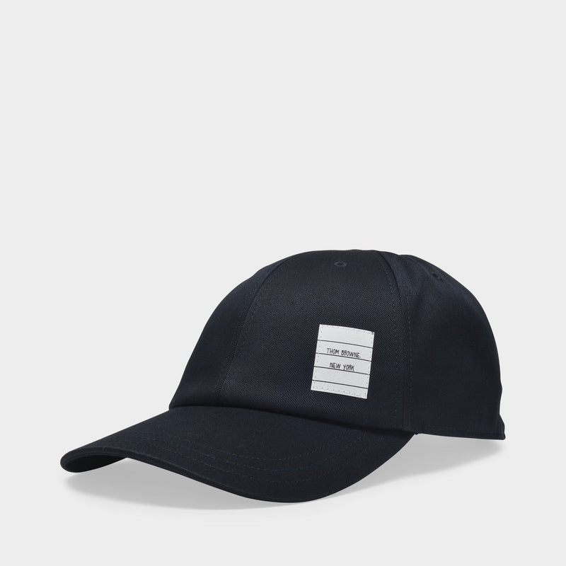 Thom Browne Classic 6-Panel 棉质棒球帽正品