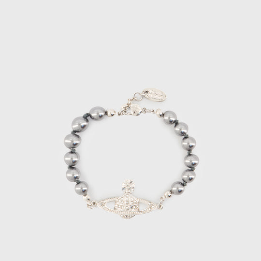 Mini Bas Relief Bracelet - Vivienne Westwood - Metal - Silver