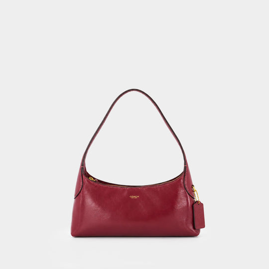 Glazed Brooklyn 26 Shoulder Bag - Coach - Leather - Red