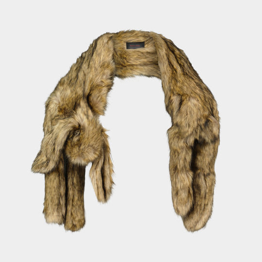 Hare Scarf - Simone Rocha - Synthetic - Brown