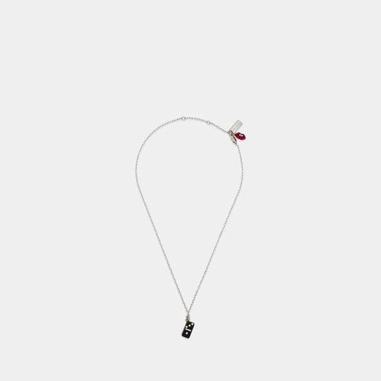 Lips Cluster Necklace - Marc Jacobs - Brass - Multicolor