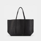 Abilla Shopper Bag - By Malene Birger - Leather - Black