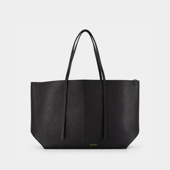 Abilla Shopper Bag - By Malene Birger - Leather - Black