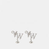 Vw Earrings - Vivienne Westwood - Metal - Silver