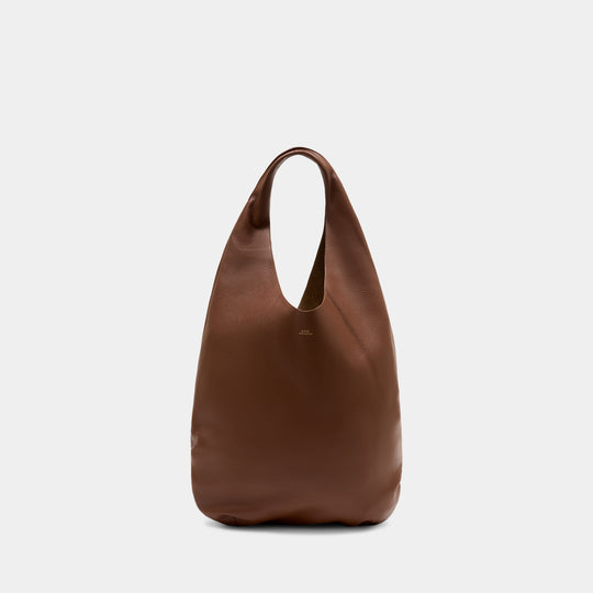 Le Neige Shopper Bag - A.P.C. - Leather - Brown