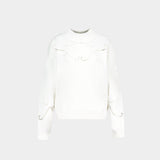 Vella Sweatshirt - Isabel Marant - Cotton - Ivory