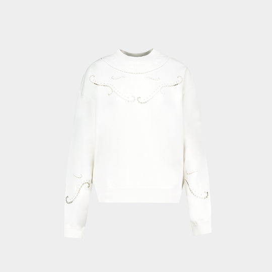 Vella Sweatshirt - Isabel Marant - Cotton - Ivory