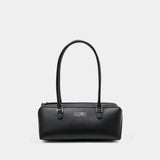 New Bauletto J Medium Shoulder Bag - MM6 Maison Margiela - Leather - Black