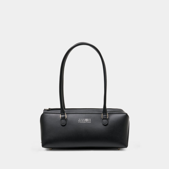 New Bauletto J Medium Shoulder Bag - MM6 Maison Margiela - Leather - Black