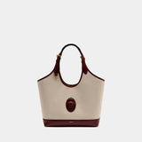 Large Shopper Bag - Versace - Leather - Multicolor