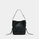 Hobo Small Shoulder Bag - Marni - Leather - Black