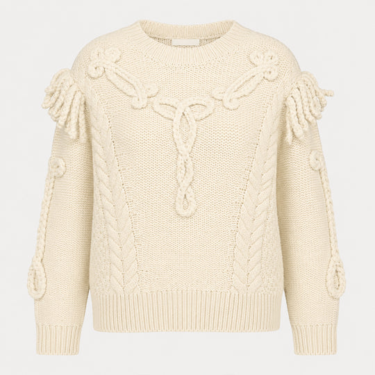 Katria Sweatshirt - Isabel Marant - Wool - Ivory