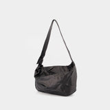 Puff M Shoulder Bag - YOHJI YAMAMOTO - Leather - Black