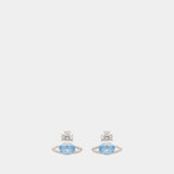 Allie Earrings - Vivienne Westwood - Metal - Blue