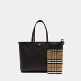 Ll Medium Reversible Tote Bag - Burberry - Leather - Brown