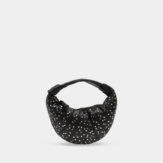 Mini Fortune Croissant Bi Galva Bag - Lemaire - Leather - Dark Brown