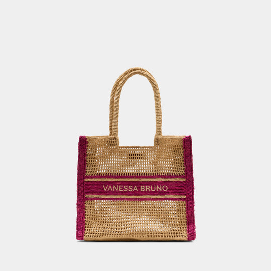 Panier Gm Shopper Bag - Vanessa Bruno - Raffia - Multicolor