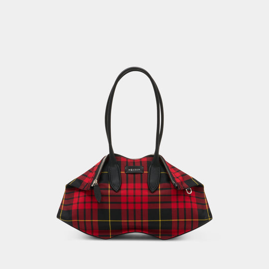 Manta Shoulder Bag - Alexander McQueen - Cotton - Red