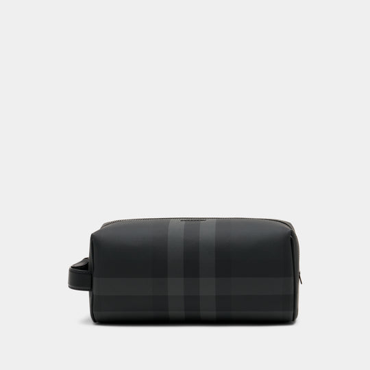 Washbag - Burberry - Synthetic - Grey