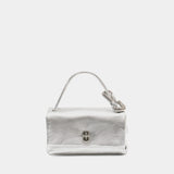 The Mini Dual Top Handle Bag - Marc Jacobs - Leather - Silver