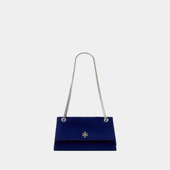 Kira Turnlock Shoulder Bag - Tory Burch - Leather - Blue
