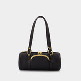 The Originals Kisslock Barrel 28 Shoulder Bag - Coach - Leather - Black