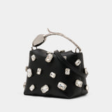 Mini Bloom Bag - ERDEM - Leather - Black